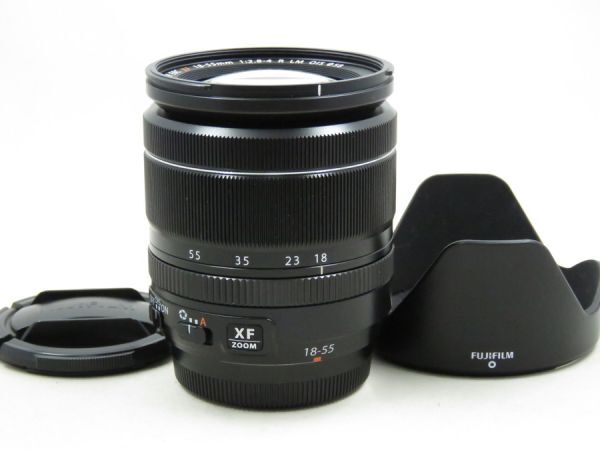 [22325V1]★極上美品★FUJIFILM XF 18-55mm F2.8-4 R LM OIS フード付き_極上美品です！!