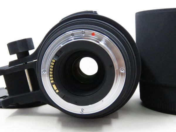 [22378T6]★極上美品★SIGMA APO 150-500mm F5-6.3 DG OS HSM Canon フード・三脚座付きの画像3