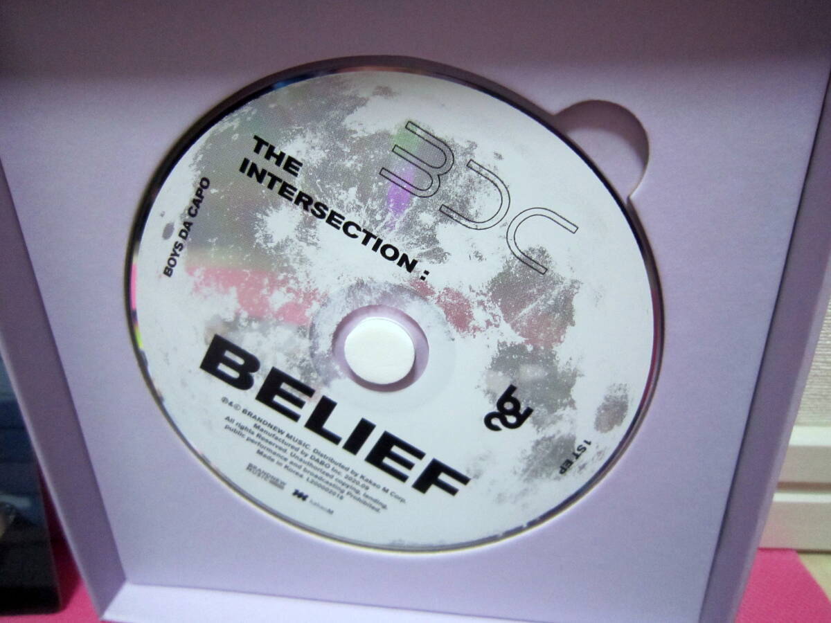 K-POP♪ BDC／ビーディーシー 1ST EP「THE INTERSECTION : BELIEF」Universe Ver.韓国盤CD+トレカ他/廃盤！美品！_ディスク傷無し良好！