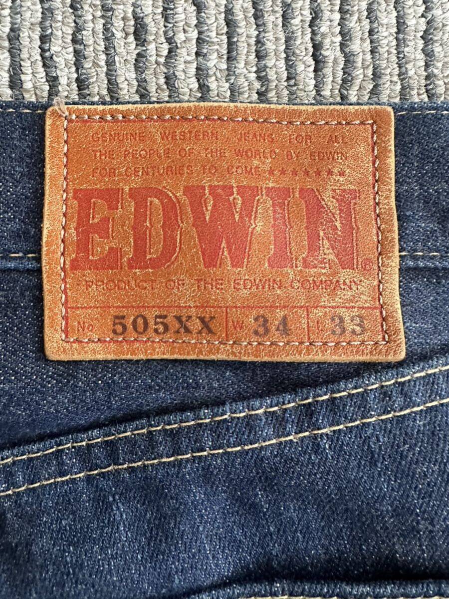 美品！革パッチ！EDWIN501XX_画像4