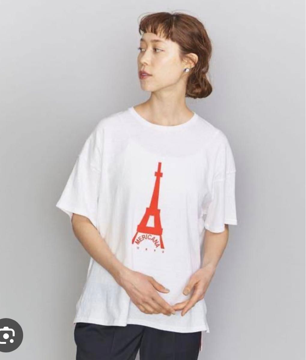 人気 完売！アメリカーナ × ビューティアンドユース コラボ Tシャツ　東京タワー 