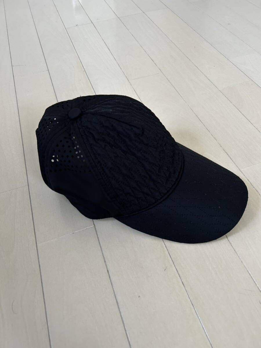 VIOLA rumore ヴィオラ メッシュキャップ パンチング ダイヤキルト メンズ サイズ調整可能 帽子 黒の画像2