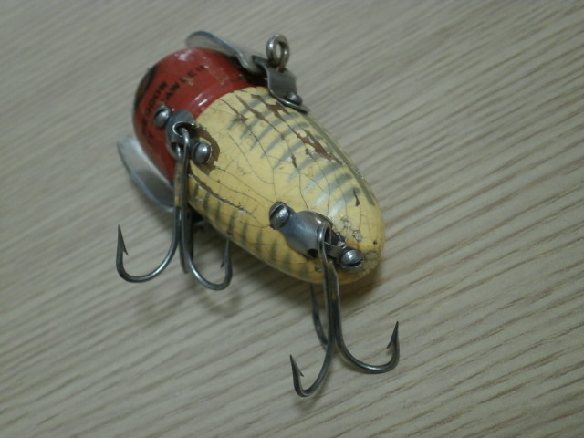 ☆64 オールド ウッド CRAZY CRAWLER WOOD クレイジークロウラー FATボディー OLD old へドン HEDDON heddon   ☆の画像5