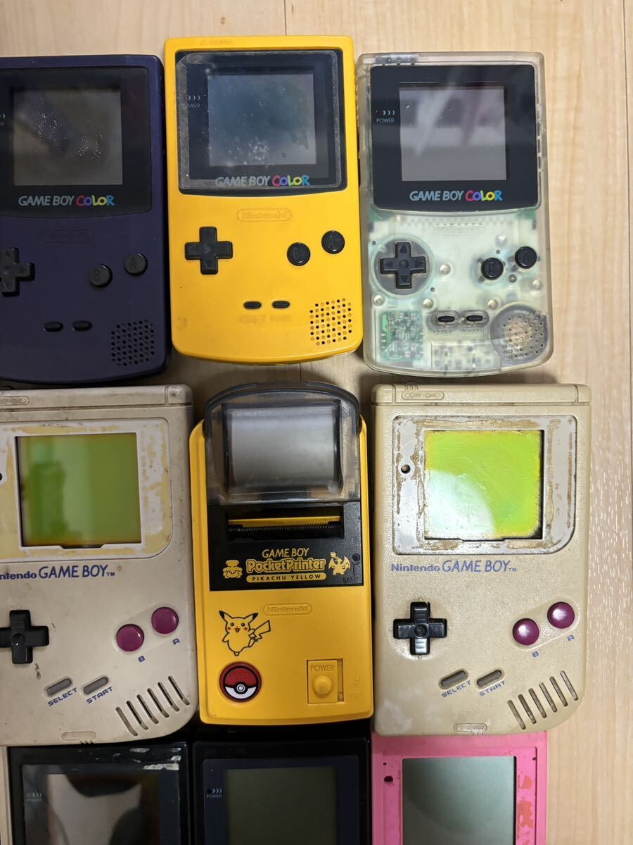 ゲームボーイカラー×4 初代×3 ポケット×3 ポケットプリンターピカチュウverの画像3