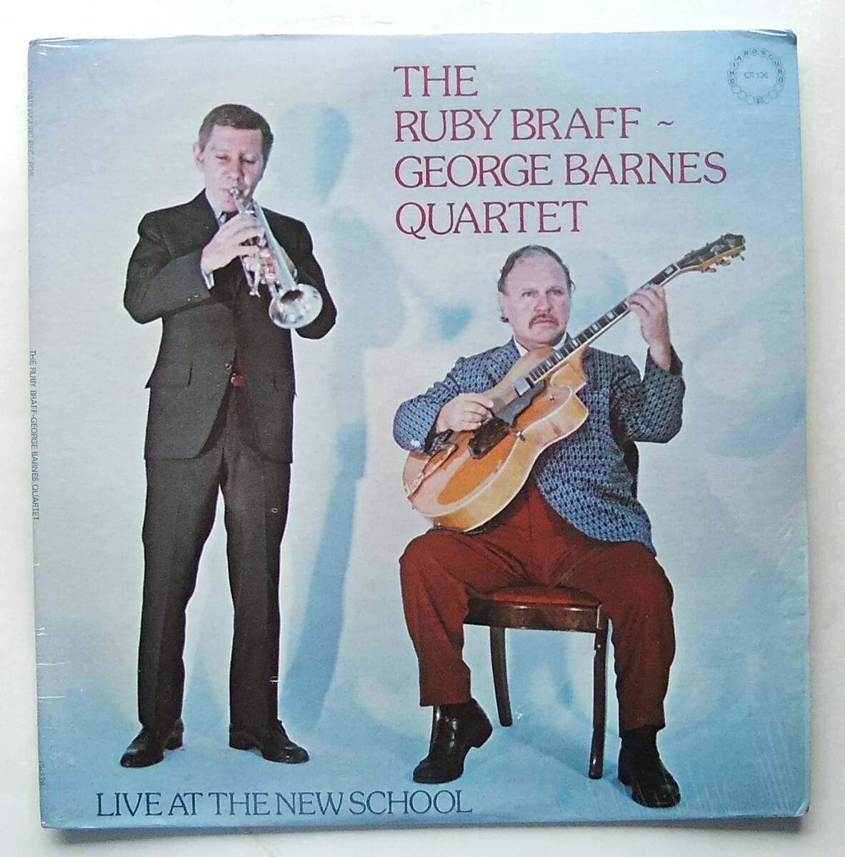 ◆ 未開封・稀少 ◆ RUBY BRAFF GEORGE BARNES Quartet / Live at The New School ◆ Chiaroscuro CR 126 ◆_画像1