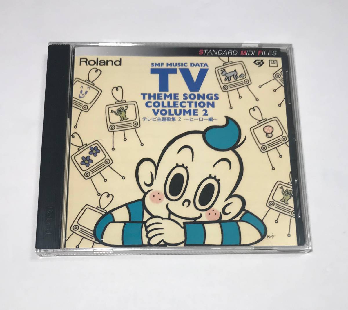 Roland ローランド TV THEME SONGS COLLECTION VOLUME2『テレビ主題歌集２ ヒーロー編』smf midi data ミディ データ_画像1