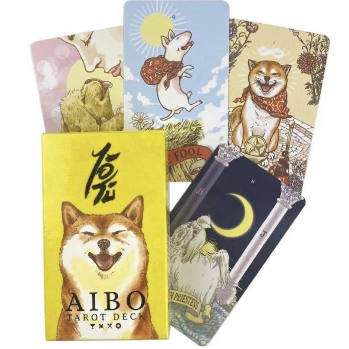 新品未使用 タロットカード 占い 犬 アイボ aiboの画像1