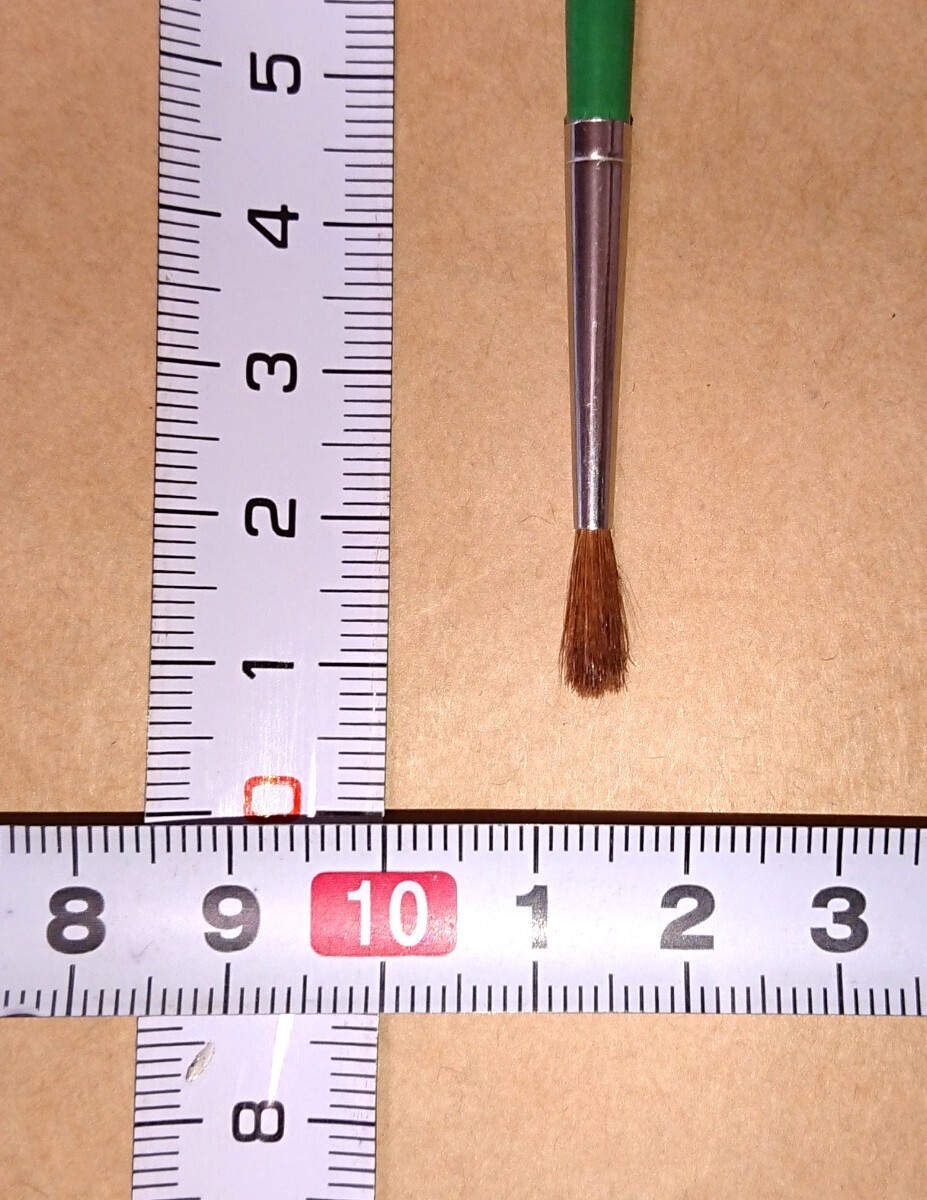 水彩画 画筆 絵筆 極小 150本セット (水彩 丸筆 0号) 天然毛(柔らかい天然毛、模型制作やプラモデルにも最適です。)_画像5