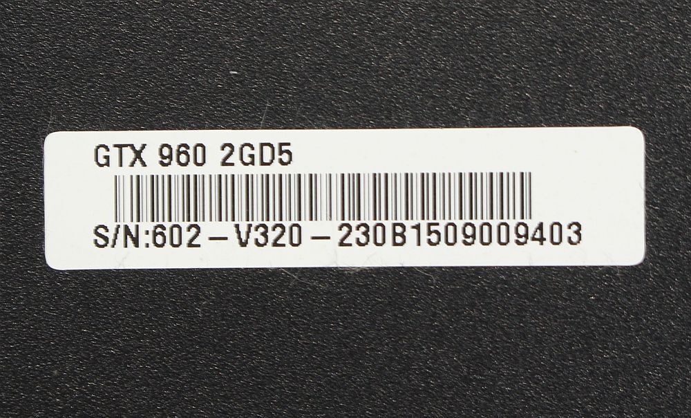 MSI GTX 960 2GD5 /GeForce GTX 960 GDDR5 2GB DVI/HDMI/DPx3の画像6
