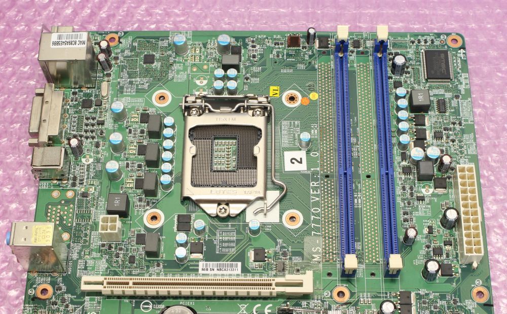 NEC マザー MS-7770 ( Intel B75/LGA1155 ) MicroATX_画像3
