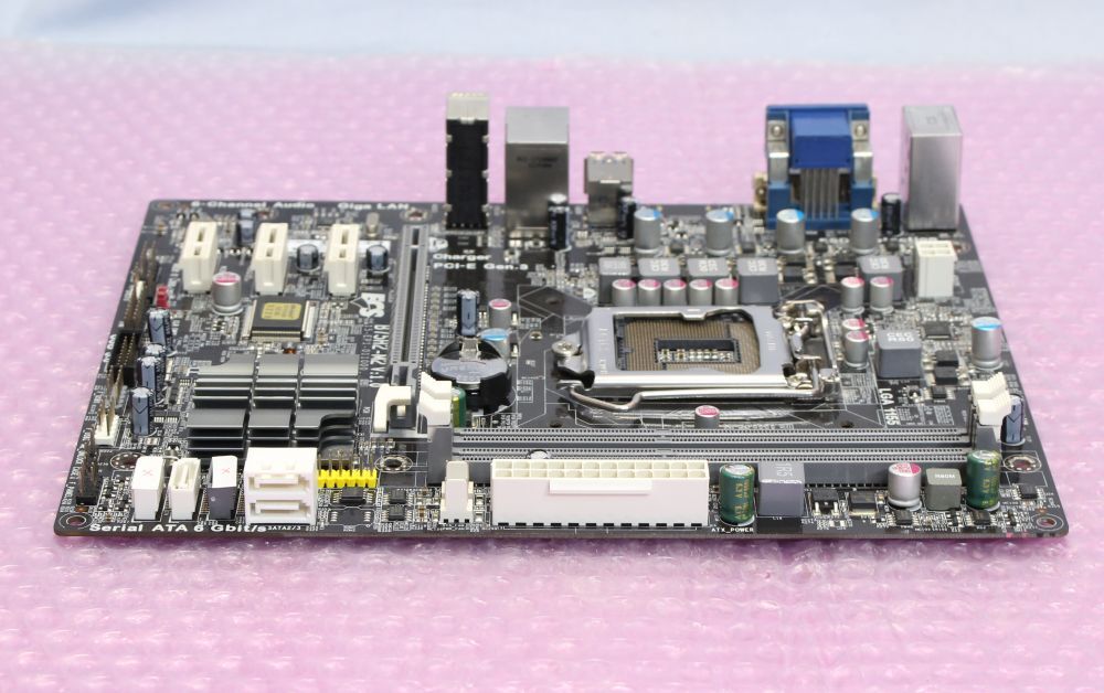 ECS B75H2-M2 ( Intel B75/LGA1155 ) MicroATX 難あり_画像6