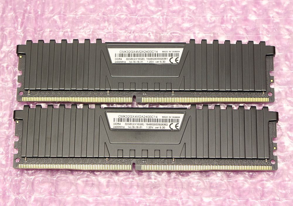 PC4-19200U(DDR4-2400)-16GB×2枚★合計32GB /Corsairの画像2