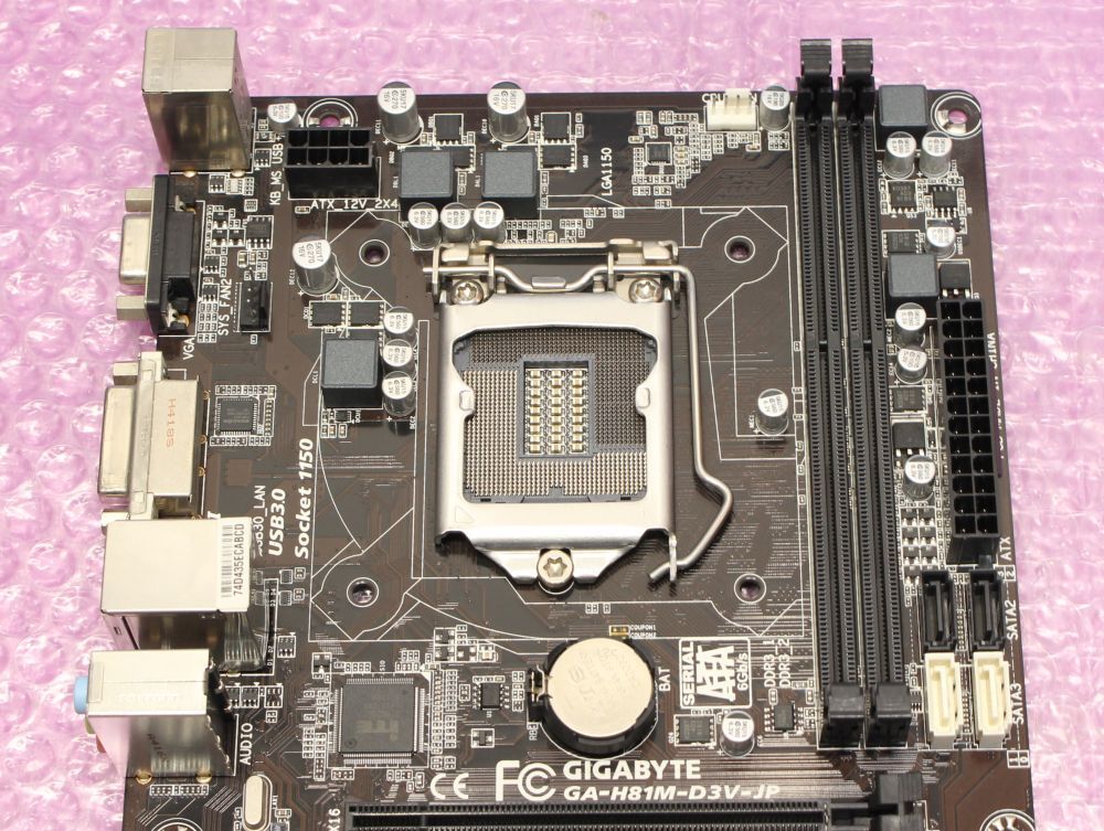 GIGABYTE GA-H81M-D3V-JP ( Intel H81/LGA1150 ) MicroATXの画像3