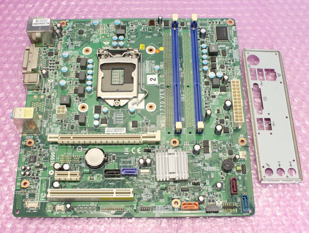 NEC マザー MS-7770 ( Intel B75/LGA1155 ) MicroATX_画像1
