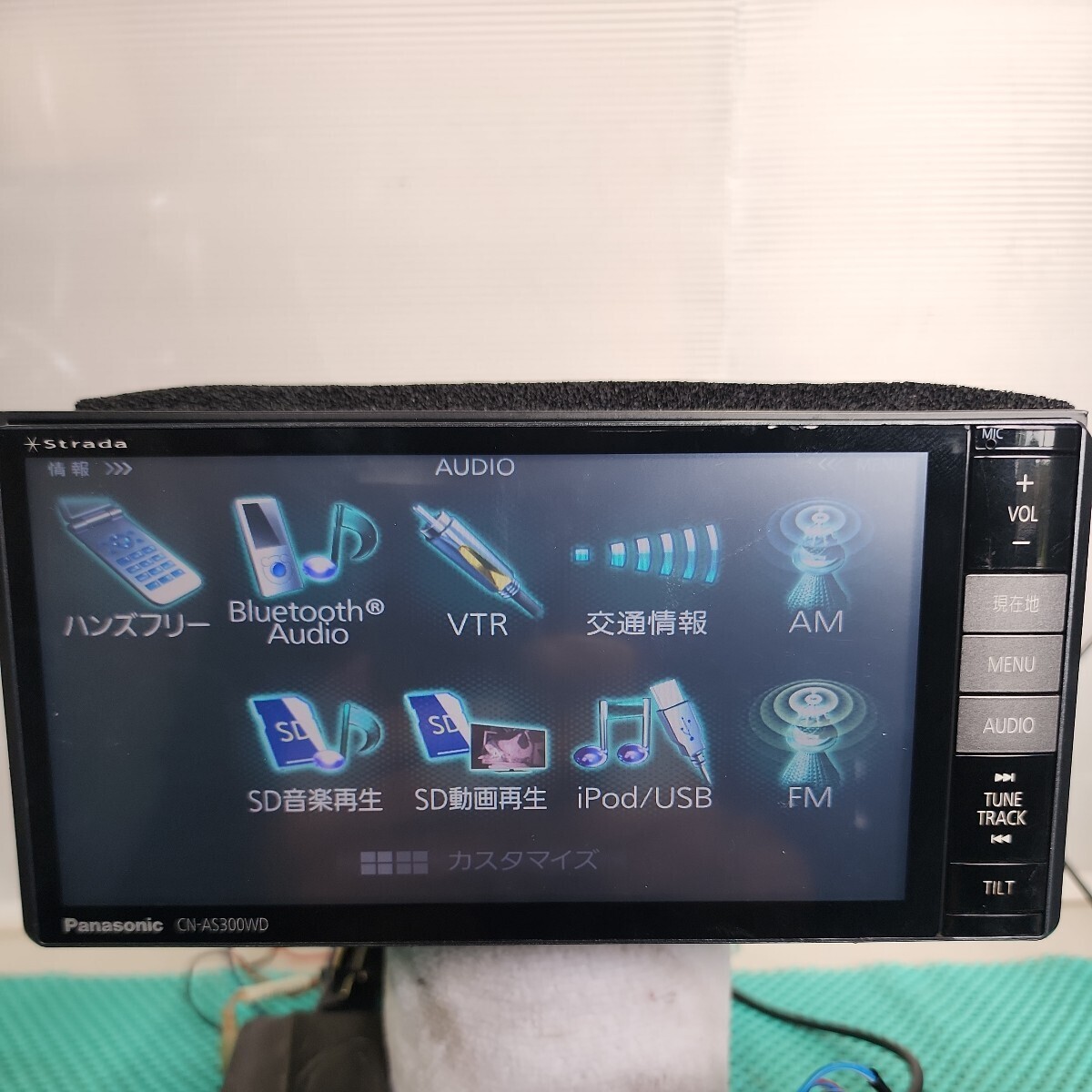 Panasonic CN-AS300WD DVD/Bluetooth 地図/2019 (240278h)の画像3