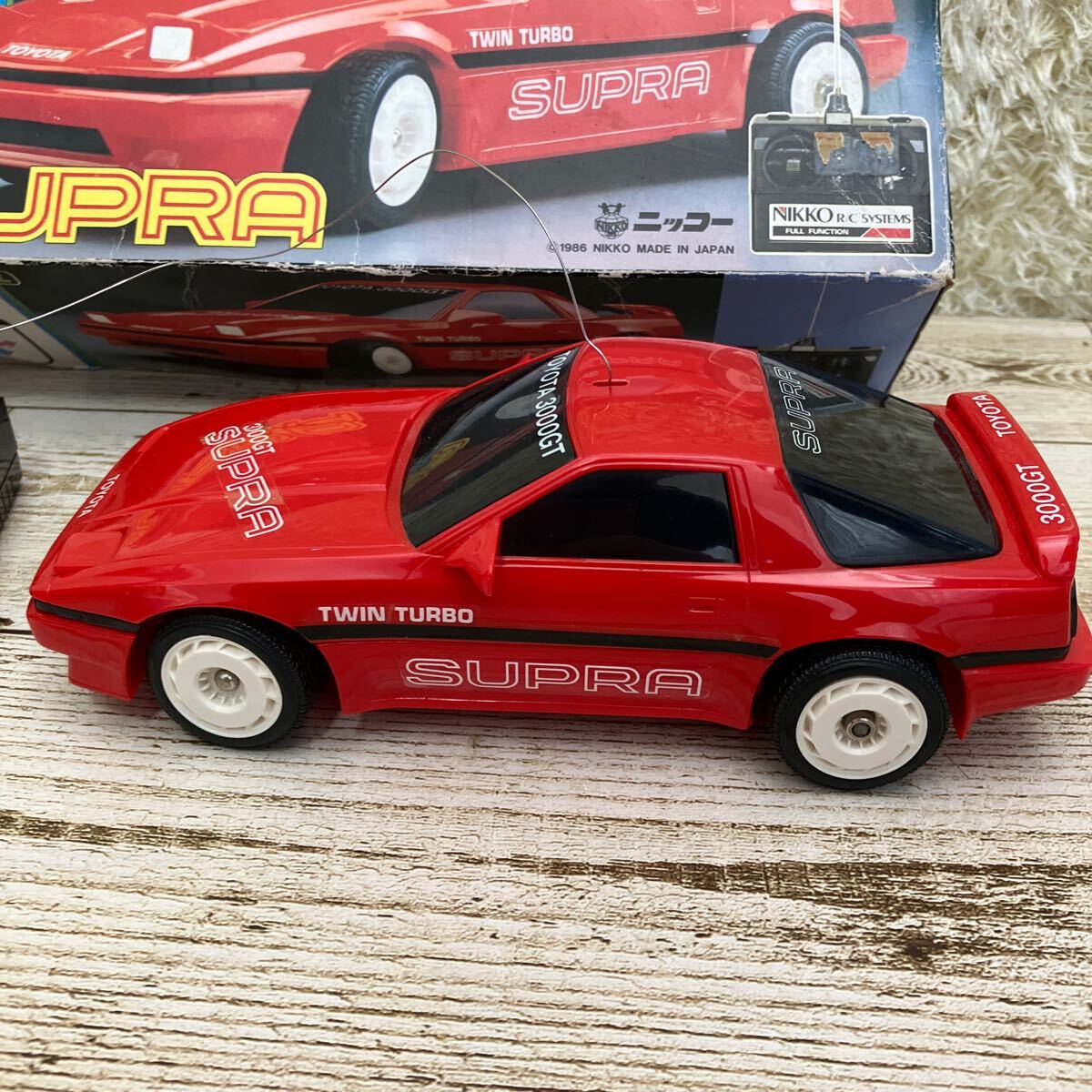  Nikko TOYOTA Supra 3000GT 1/20 that time thing simple operation 