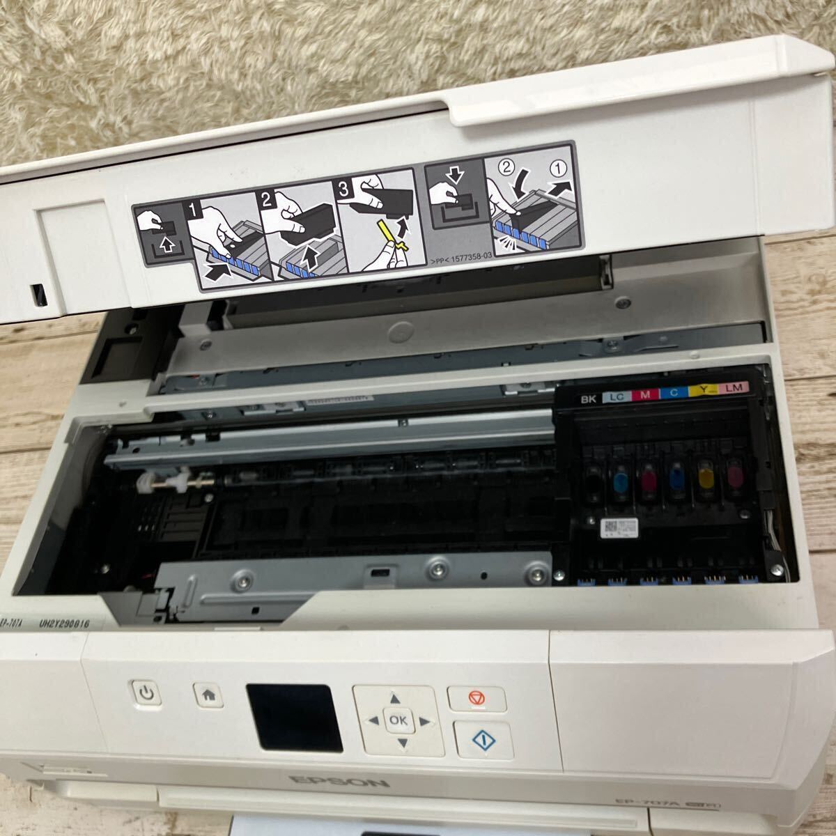 EPSON EP-707A プリンター 通電 ジャンク_画像6