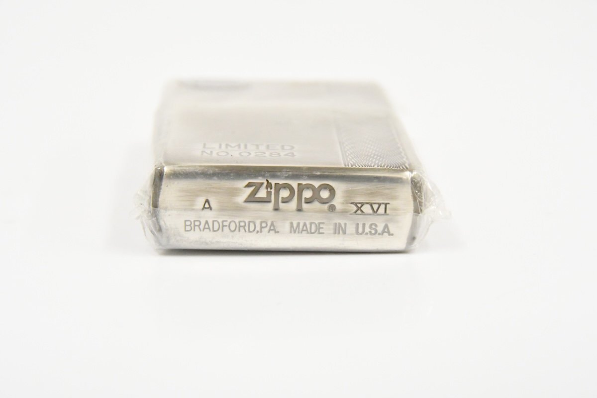 【未開封品】Zippo ジッポー LIMITED 2000年製 四面加工 特別限定品（携帯灰皿付） 箱入り オイルライター 喫煙具 20793054の画像7