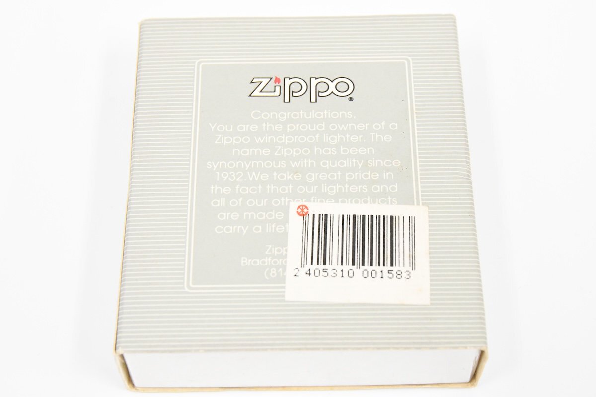 【未開封品】Zippo ジッポー Silver Plate シルバープレート 箱入り オイルライター 喫煙具 20793057の画像9
