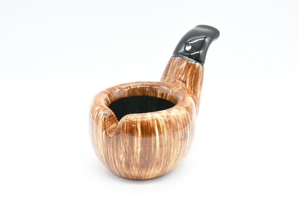 Dunhill ダンヒル 灰皿 パイプ型 陶器 喫煙具 小物 20792506_画像1