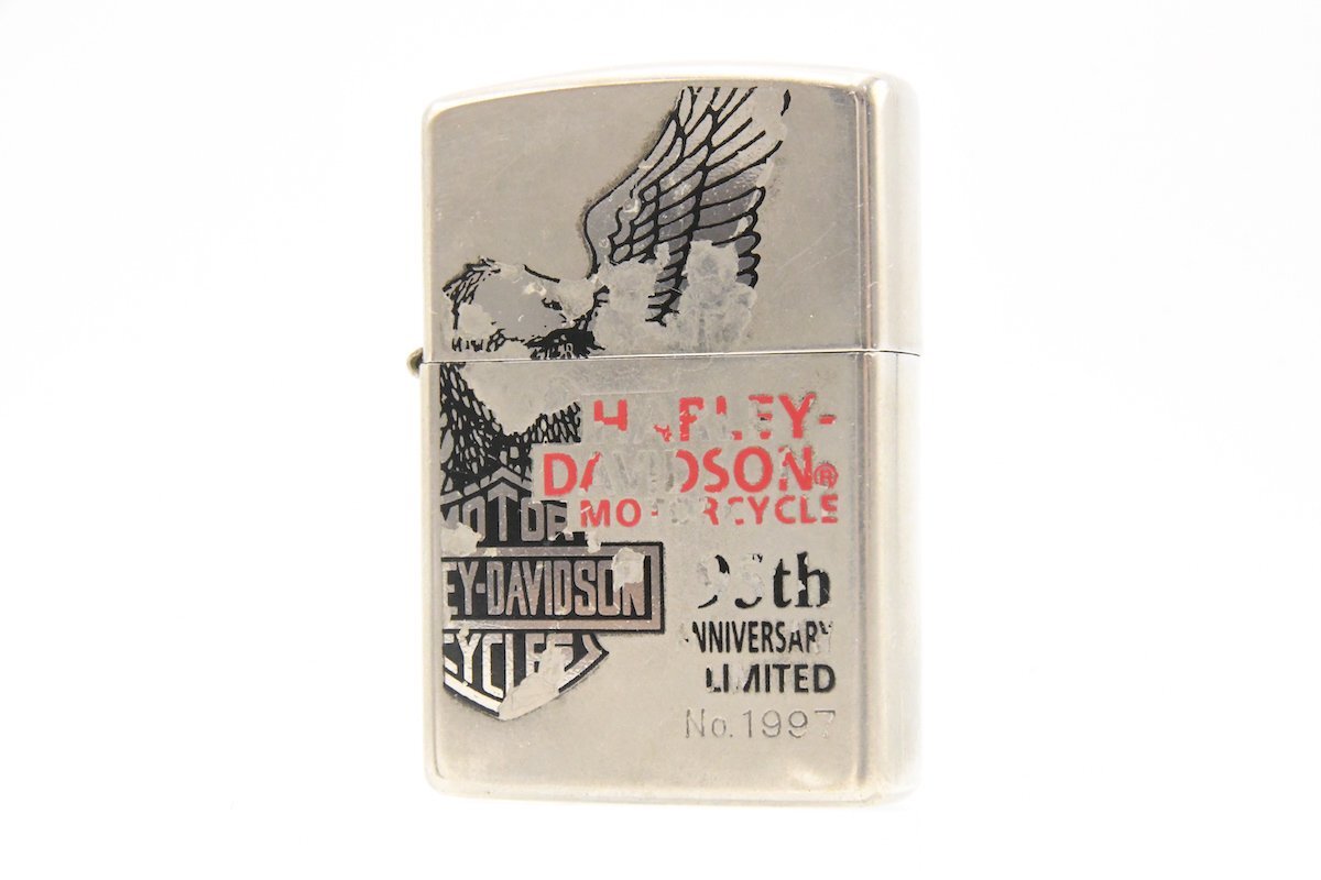 ZIPPO ジッポー Harley-Davidson ハーレーダビッドソン 95th Anniversary 1903-1998 LIMITED スタンド付き オイルライター 喫煙具 20793962_画像5