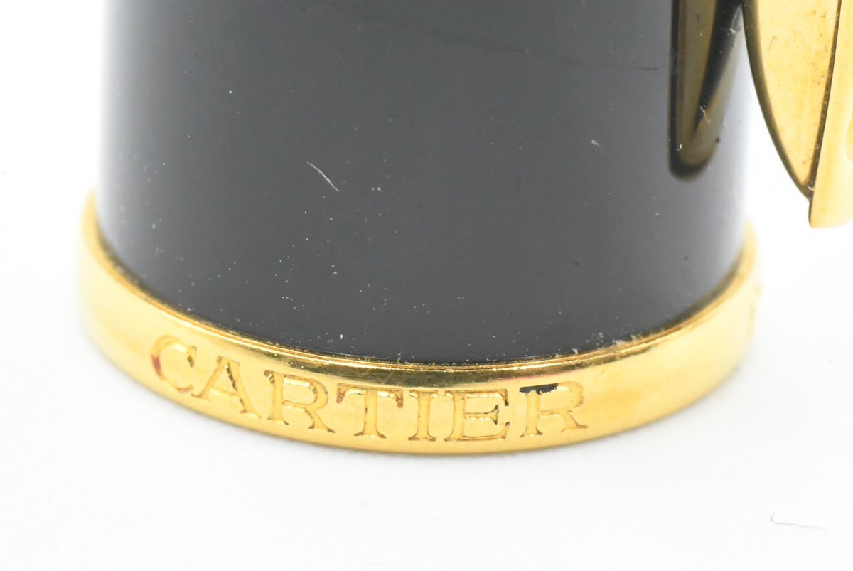 Cartier カルティエ DIABOLO ディアボロ 万年筆 ブラック ゴールド 20791110_画像9