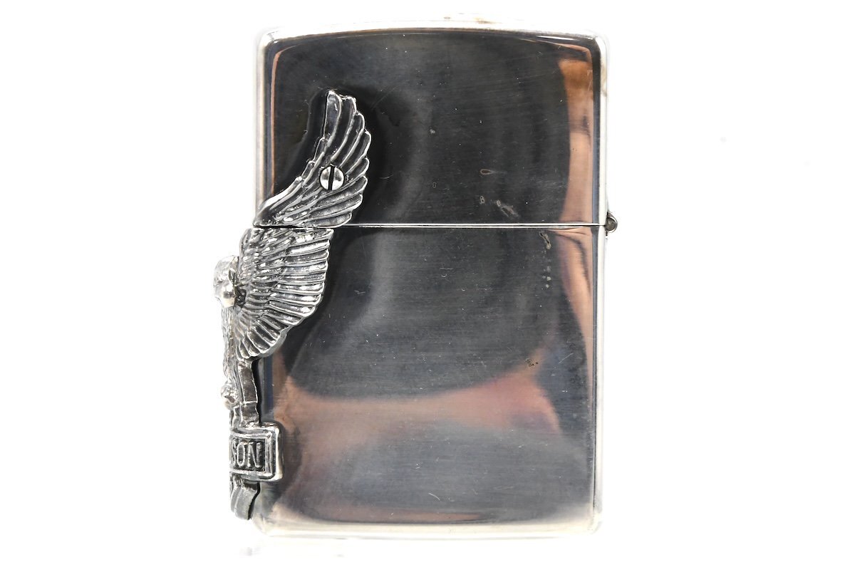 Zippo ジッポー HARLEY-DAVIDSON ハーレーダビッドソン サイドメタル 1994年製 オイルライター 喫煙具 箱 20792960_画像5