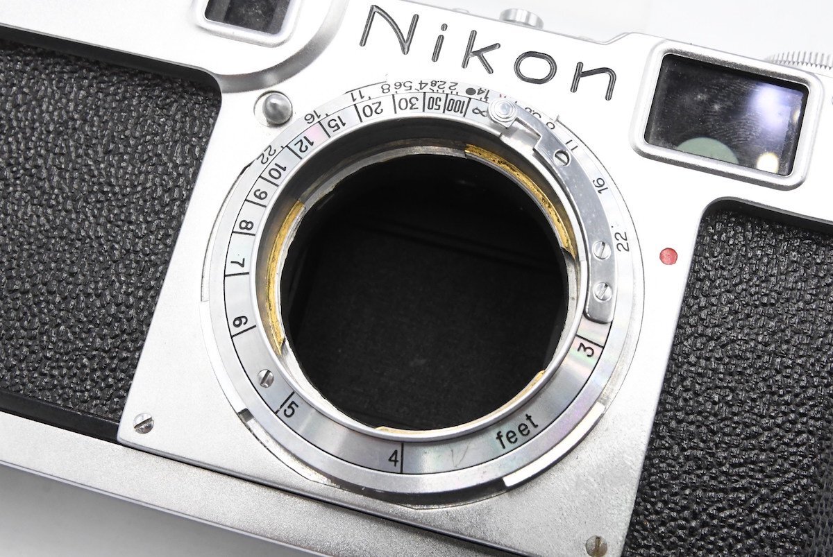 Nikon ニコン S2 前期型 + NIKKOR-H・C 5cm F2 レンジファインダー ジャンク品 20788722の画像8