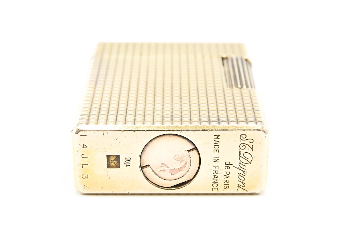S.T.Dupont デュポン LINE1S ライン1S ゴールドカラー ガスライター 喫煙具 20792652の画像5