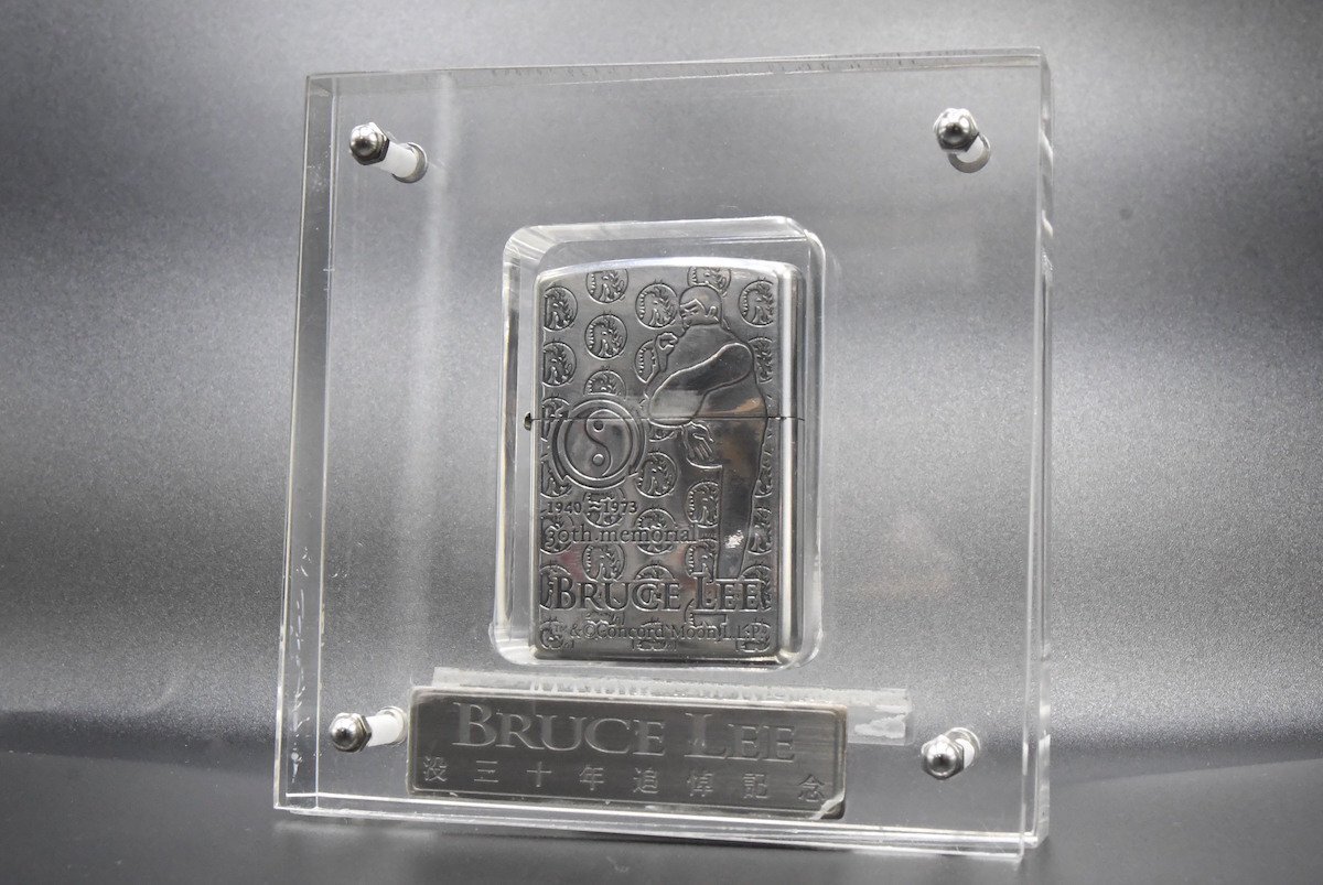 ZIPPO ジッポー BRUCE LEE ブルース・リー 没三十年追悼記念 限定品 2003年製 オイルライター 喫煙具 20792687_画像1