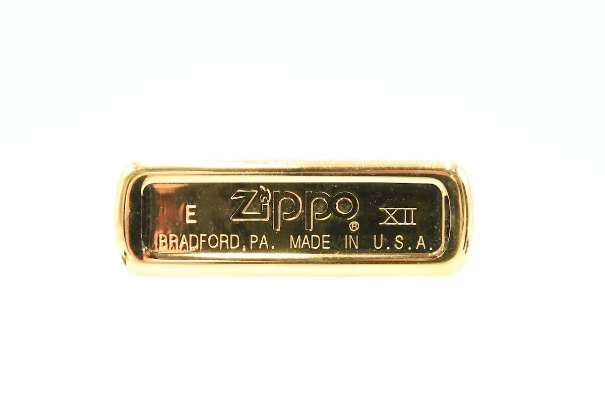 ZIPPO ジッポー 斜めストライプ ゴールド 1996年 箱 20793051_画像5