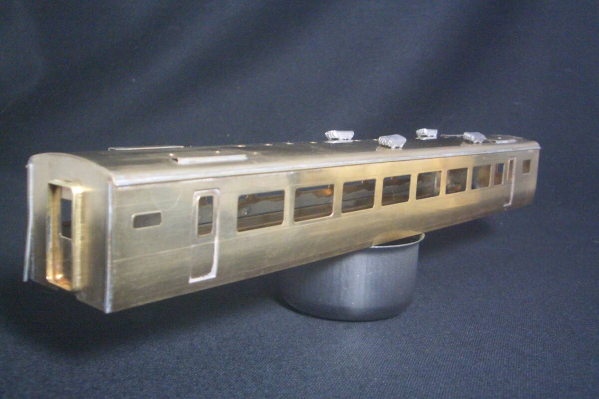 フェニックス モハ156形真鍮キット組立・真鍮生地車体+床板/レストア仕掛品.ジャンク扱の画像1