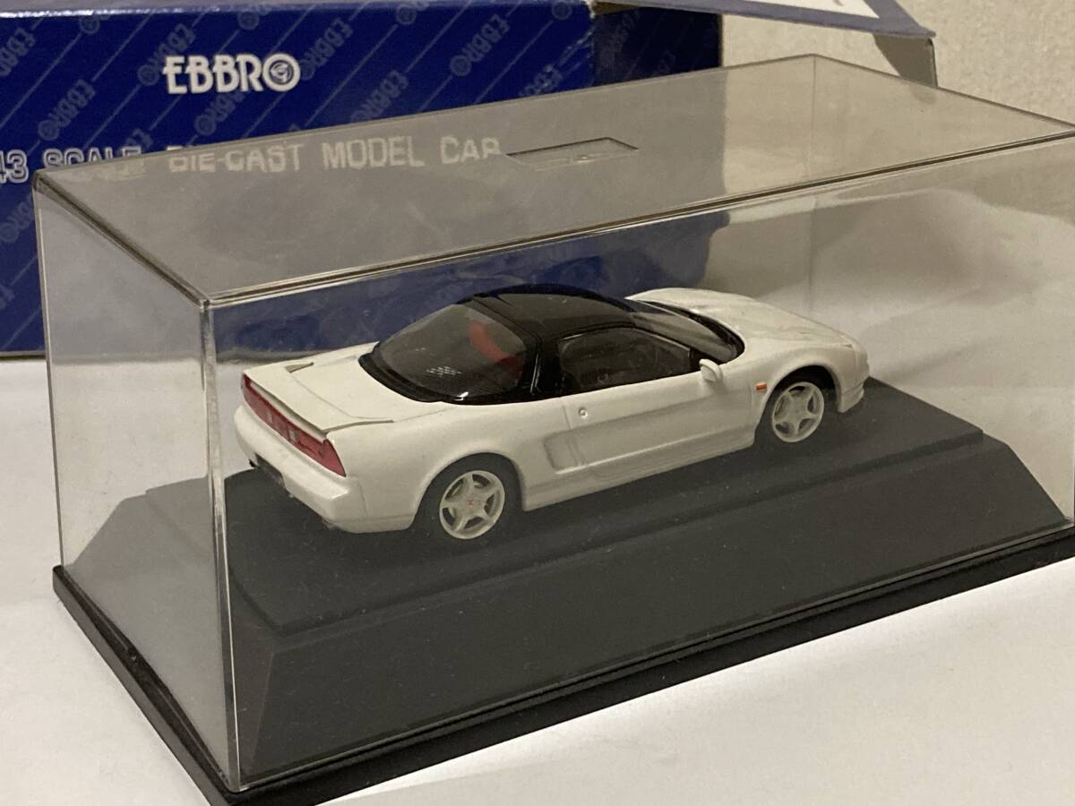 送料無料 EBBRO 1/43 ホンダNSX タイプR NA1 チャンピオンシップホワイト エブロ NSX-R TYPE R  ミニカー 模型の画像7