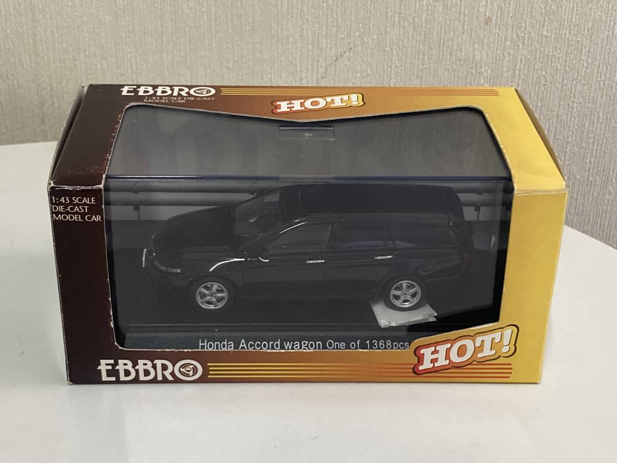 送料無料 1/43 エブロ EBBRO  ホンダ アコードワゴン ミニカー 模型 Honda Accordの画像1