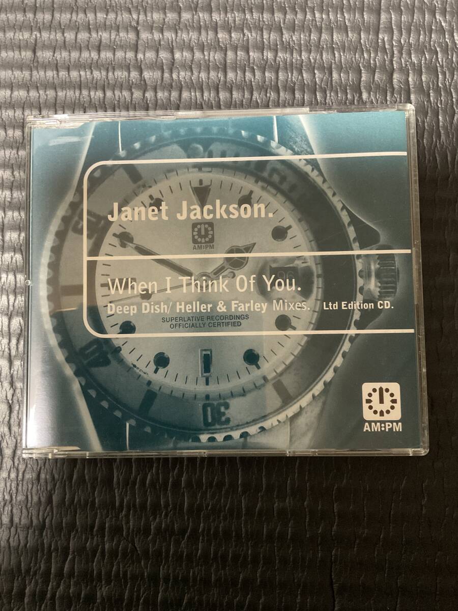 ジャネット ジャクソン When I Think Of You Janet Jackson David Morales Remixes Deep Dish Heller & Farley Mixes _画像6