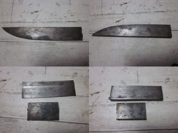 残欠 まとめて 日本刀 刀 在銘 合法品 ナイフ部品 研ぎ練習 太刀 小太刀 脇差 短刀の画像2