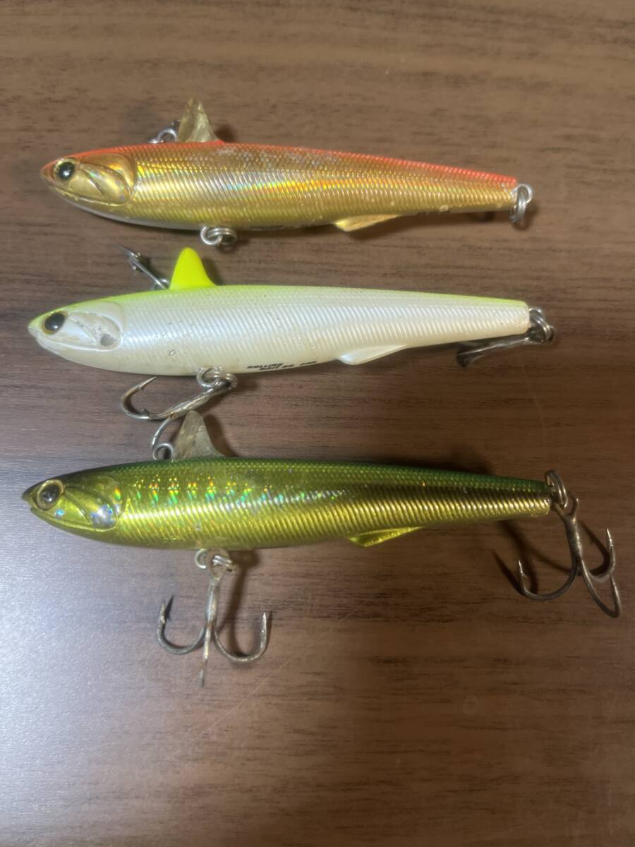 タックルハウス ROLLING BAIT ローリングベイト 88 TACKLE HOUSE 3個セット 中古品  シーバス ヒラスズキ 青物の画像1