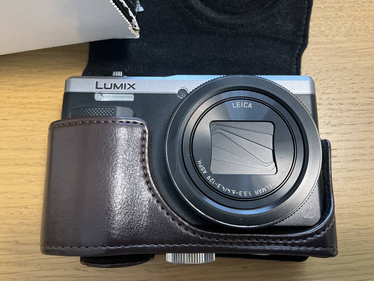 （美中古）（送料込み）ルミックス　ミラーレス一眼カメラ　LUMIX DMCーTZ85 動作確認確認済み　純正ケース付き