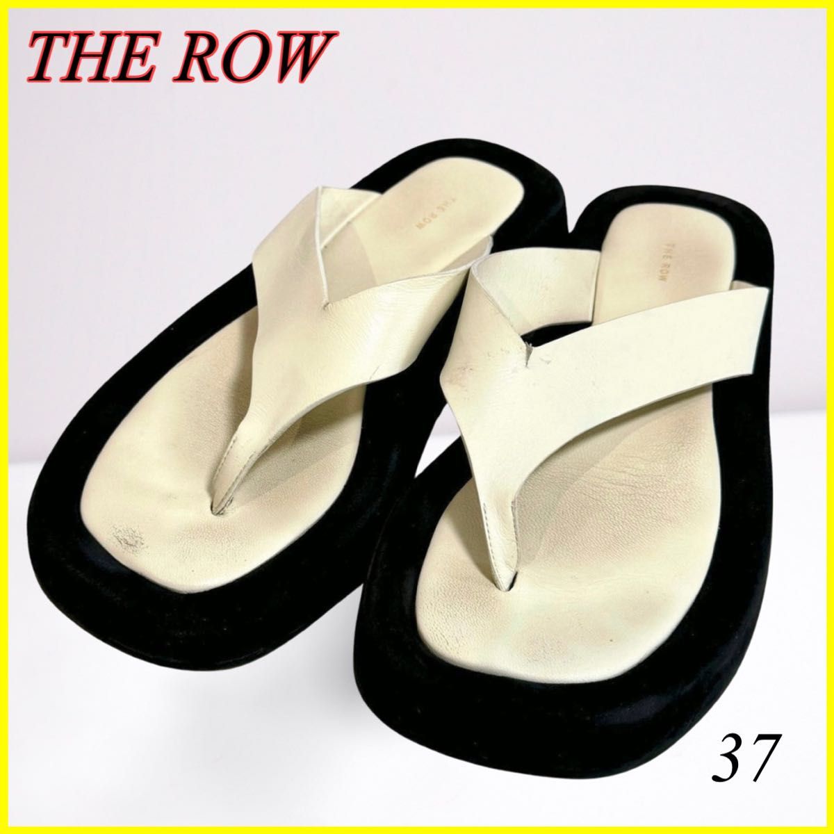 美品】THE ROW GINZA ザロウ サンダル スエードサンダル カーフ 美品】THE ROW GINZA ザロウ サンダル スエードサンダル カーフ