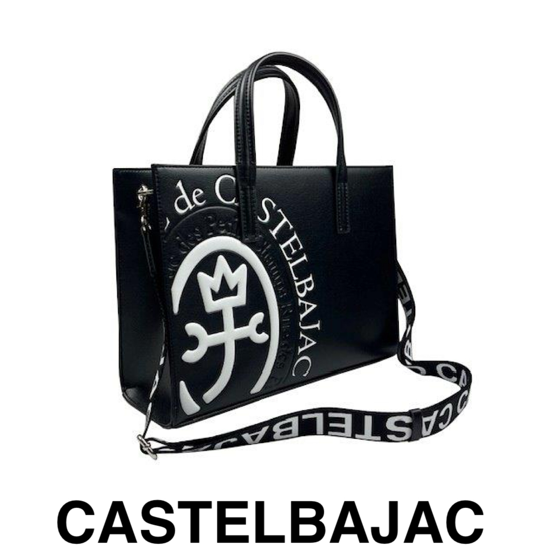 カステルバジャック　CASTELBAJAC　2WAYトートバッグ　046712-1　シロ_画像1