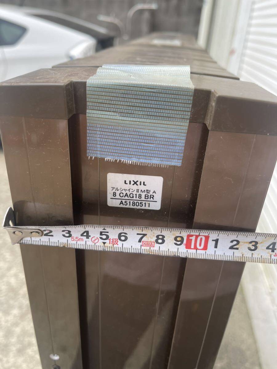  unused goods LIXIL flexible gate accordion both sides opening manually operated ( maximum 6.5m)(3411)