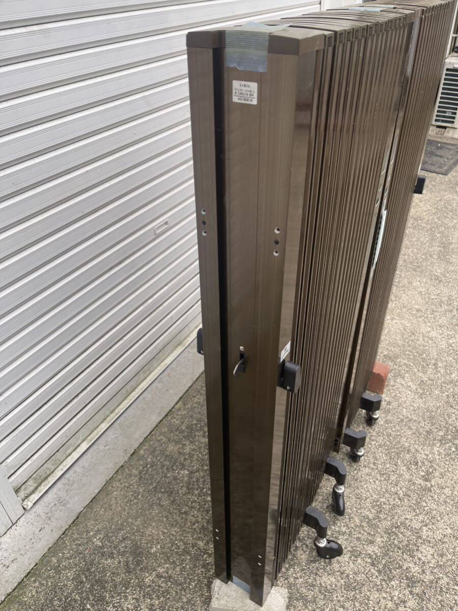  unused goods LIXIL flexible gate accordion both sides opening manually operated ( maximum 6.5m)(3411)
