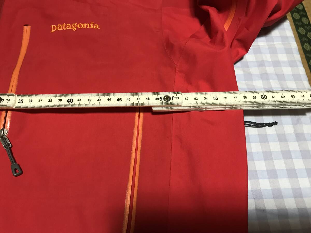 ★美品 Patagonia GORE-TEX レインジャケットMサイズ 赤★の画像2