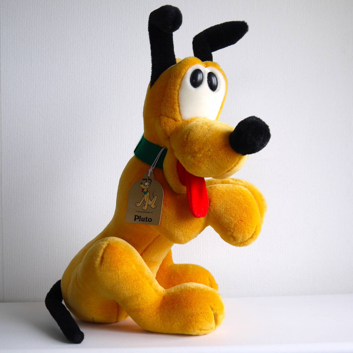 Pluto プルート ミッキーの愛犬 ぬいぐるみ 東京ディズニーランド〈 高さ40cm 〉タグ付き 新品・当時ものデッドストックの画像1