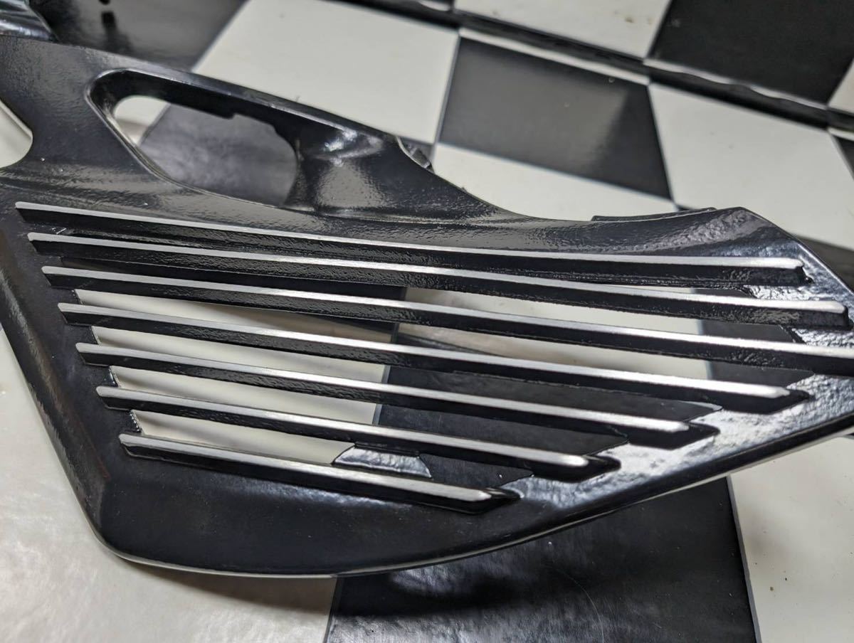 バリオス 1型 アルフィンカバー 鋳物 未使用品 サイドカバー ビート キジマ アルミ 黒 社外 在庫ラストの画像5