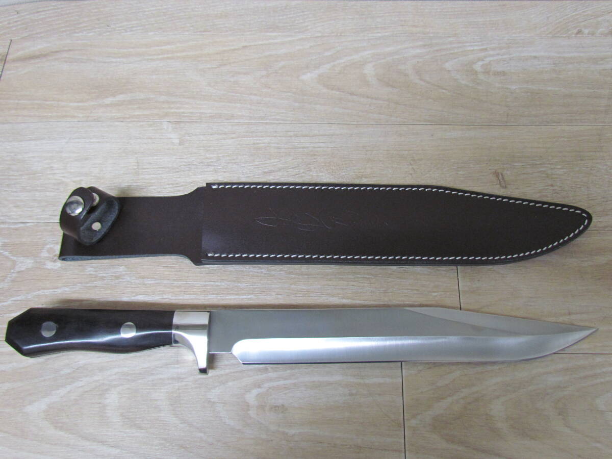 TK-TJ④ ジョンランボー サバイバルナイフ 12-1 肉厚シース付 ブッシュナイフ JOHN RAMBOの画像2