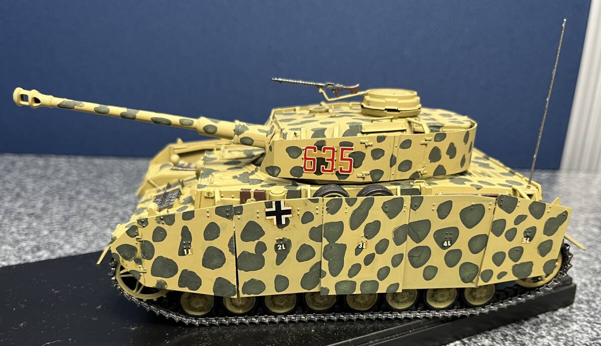 c72 戦車 ＷＷ．Ⅱドイツ軍Ⅳ号戦車Ｈ型 ガルパン  プラモデル 模型 ジオラマ モデラーズの画像4