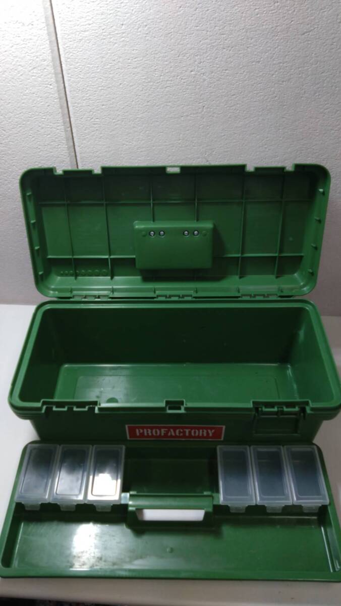 ｍ157 工具BOX 5個セット まとめ売り プラスチックボックス×3個 金属ボックス×2 工具箱/道具箱/作業箱/ＤＩＹ/職人/大工の画像3