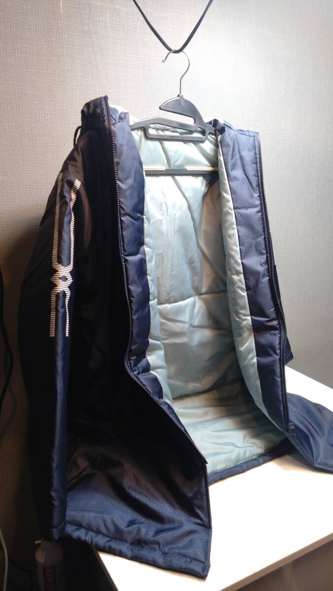 +m71 ③[ новый товар * нераспечатанный ]MIZUNO Mizuno оригинал bench пальто с капюшоном .M размер синий цвет 2024 год no. 100 раз коробка корень станция . память модель 