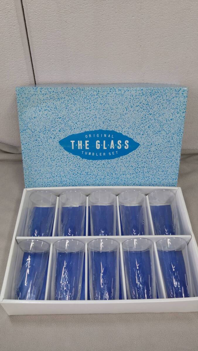 ＋ｍ217③【新品・未使用】佐々木ガラス THE GLASS TUMBLER SET タンブラー 10点セット 冷茶グラス ガラスコップ 日本製の画像1